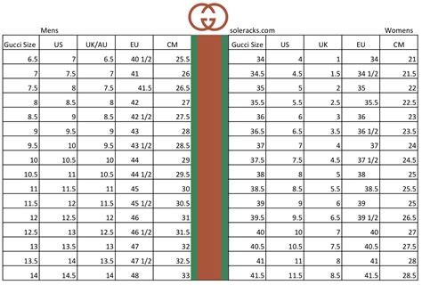 gucci toddler shoes size chart